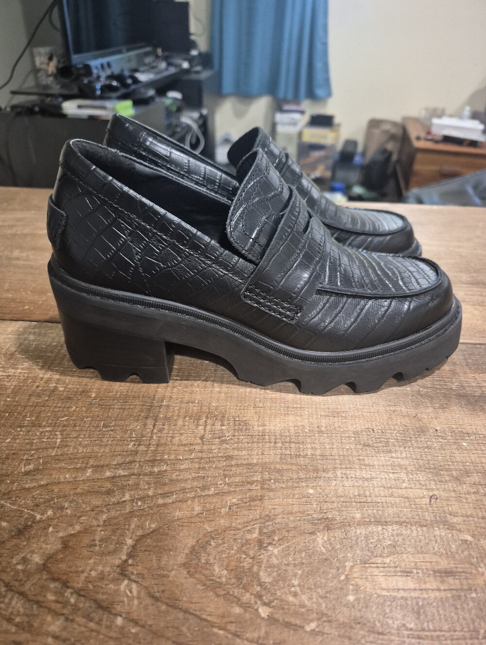 SOREL Joan Now City Mary-jabe Style Loafer Platform Shoe